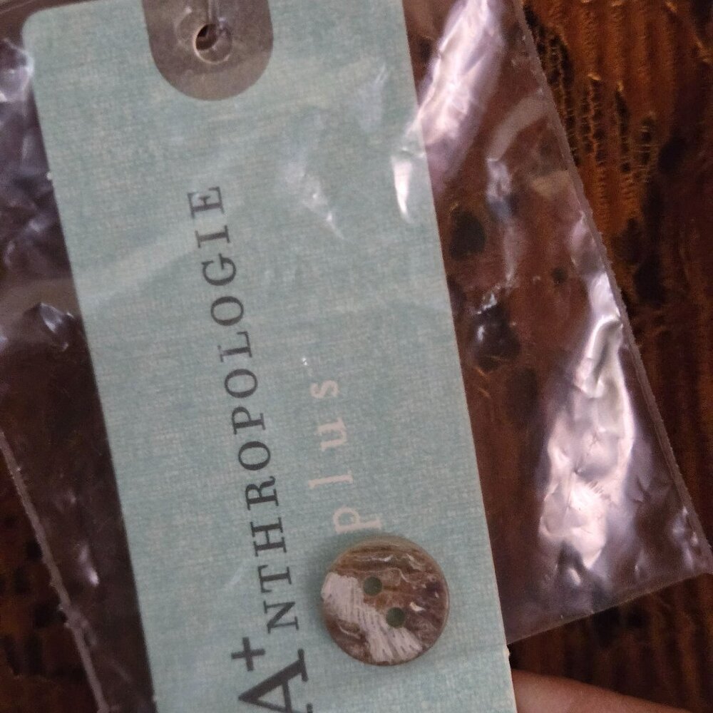 Anthropologie NWT Dolan Left Coast Norah Floral Corduroy Blouse Camel Size 3X - Picture 8 of 11